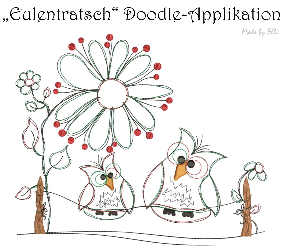 Eulentratsch - Doodle-Applikation