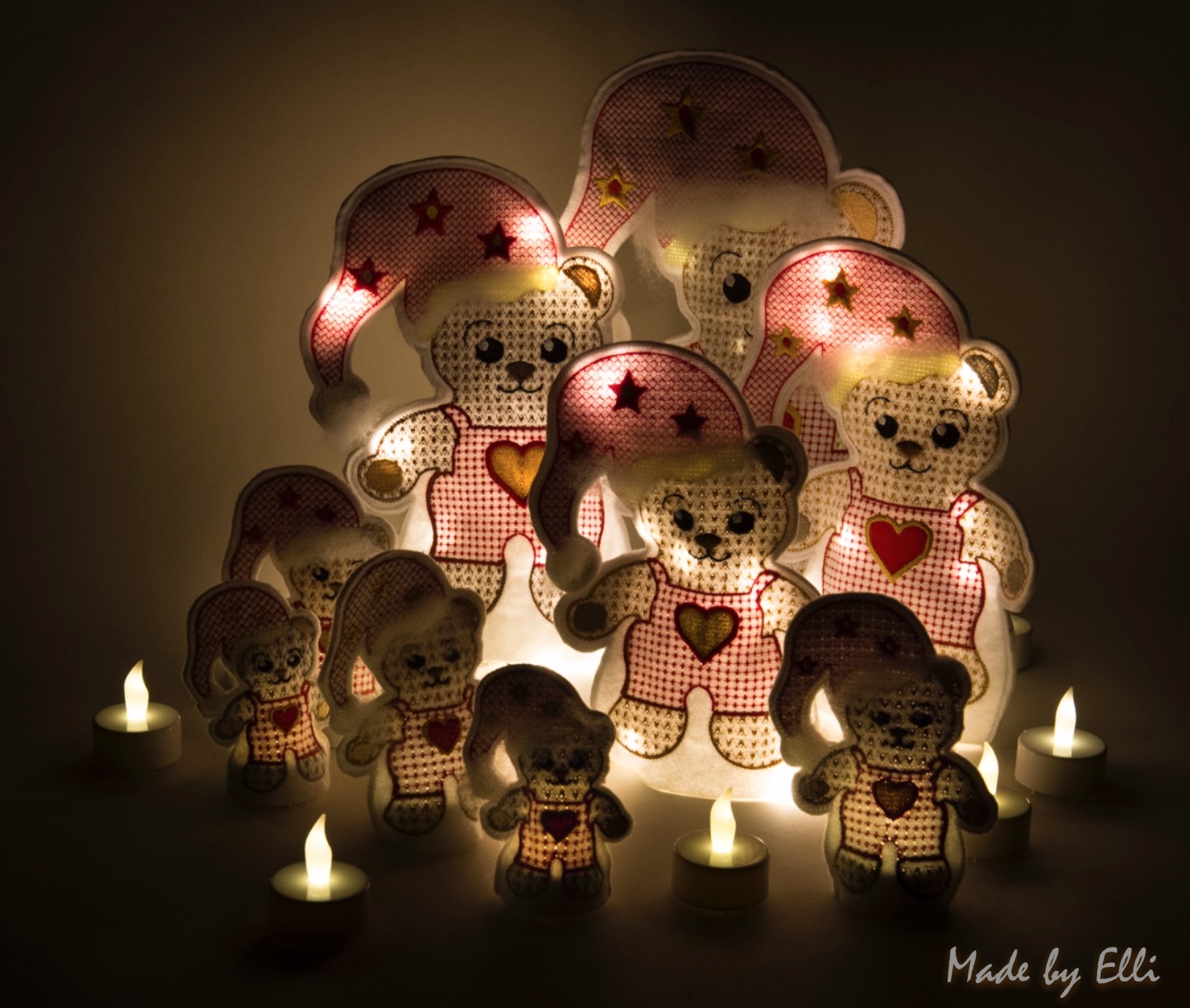 LED-Weihnachtsbären